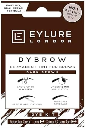 Eylure DYBROW Eyebrow Dye Kit, Dark Brown - View 3