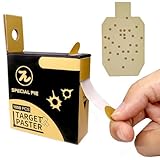 Target Pasters 4/5 Inch, 1000 Pieces - Target Stickers, Rolls Round Removable Shooting Pasters, for USPSA,IPSC,IDPA Practice and Cardboard Targets (Sand)