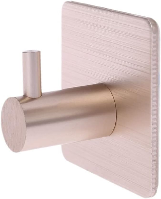 JSEIAJB Universal Hook Self Adhesive Home Wall Door Hook Clothes Hange Bags Key Rack for Kitchen Towel Hanger Bathroom Storage Holders(D)