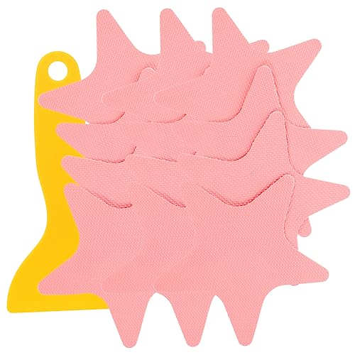 COSMEVIVI 1set Star Shaped Non-Slip Bathtub Stickers of Anti-Skid Bathroom Decals for Safety Easy to Apply Self-Adhesive Floor Decor Prevent Slips Bathtubs and Showers