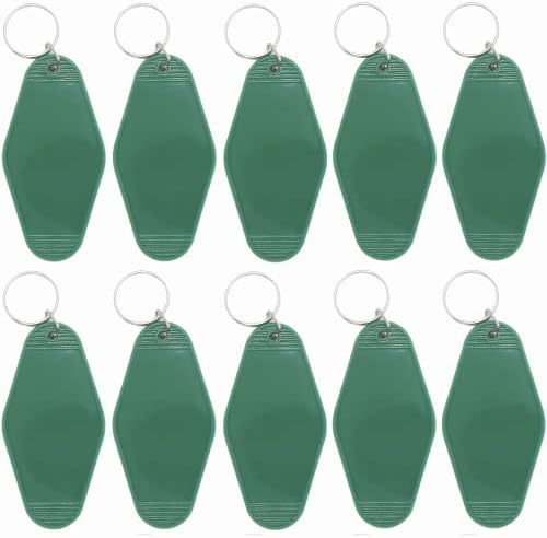 Amazon.com: Nwsrayu 10pcs Blank Hotel Keychains Bulk Vintage Motel ...
