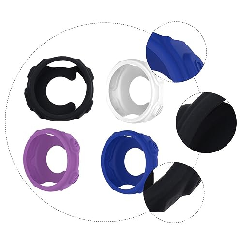 Pack de 4 fundas de silicona para reloj Forerunner Operitacx antiarañazos 3