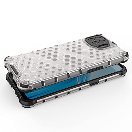 Image of Glasgow | for Oppo F17 Pro Stylish Look Pattern Back Case Cover for Oppo F17 Pro - Transparent