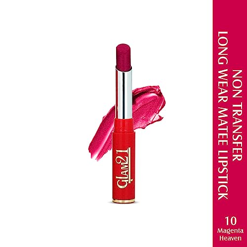 Image of Glam21 Matte Pro Ink Non Transfer Lipstick | Long Lasting | Ultra Pigmented |10 Magenta Heaven