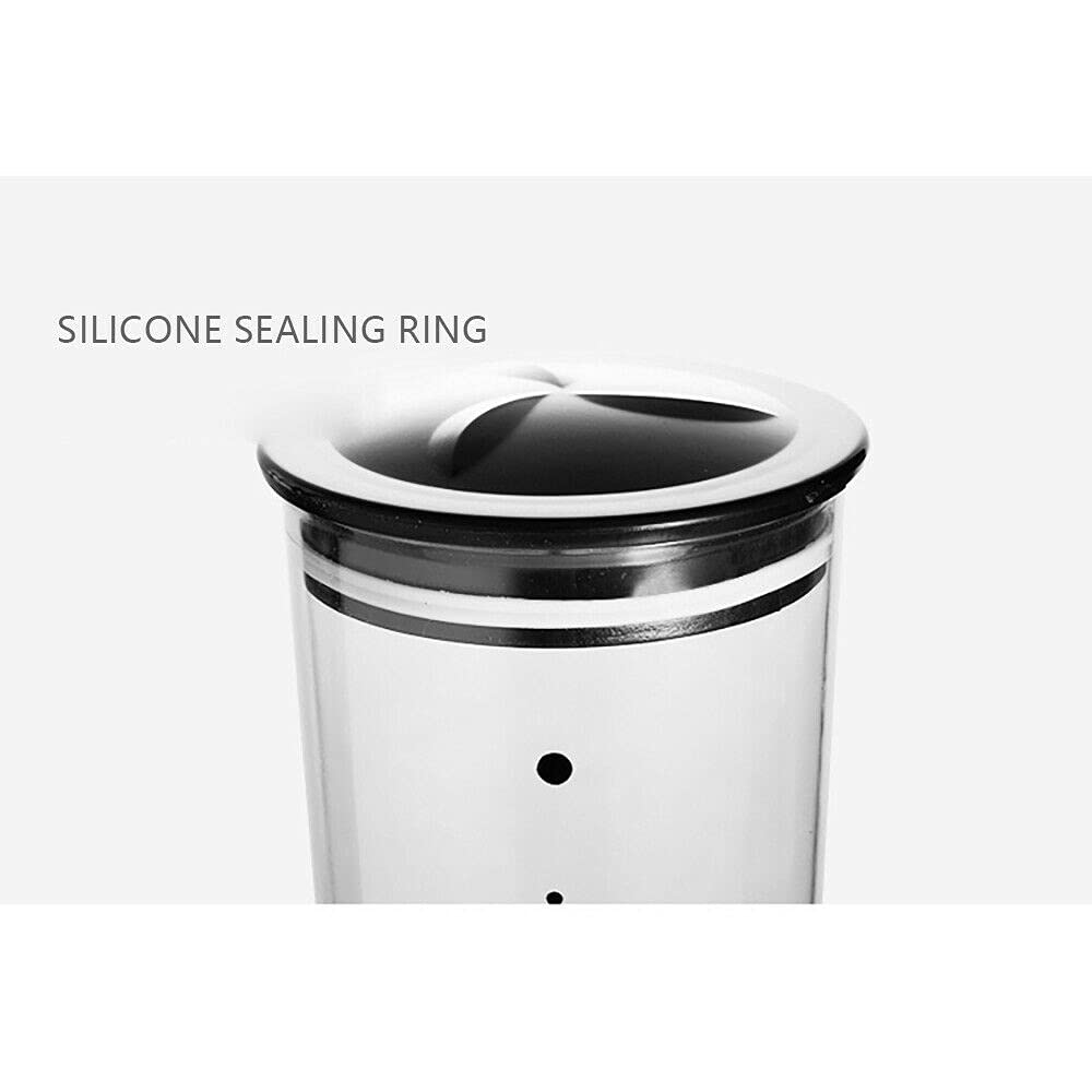 Dispensador de cereales montado en la pared, dispensadores de alimentos, 2 unidades, dispensador de cereales doble seco para montaje en pared, dispensador de dulces con 2 tazas para almacenar granos