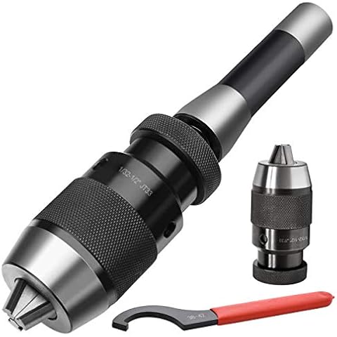 Earl Diamond 1/32-1/2 Inch R8 Precision Integrated Keyless Drill Chuck (JT33) Cover