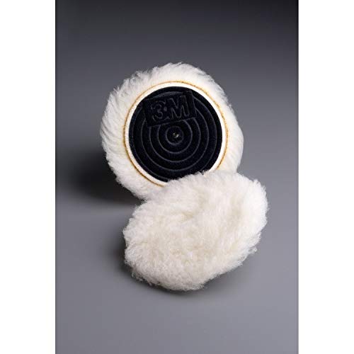 Tampons de polissage 3M Finesse-it Knit 85079 blancs de 14 cm pour éliminer les rayures