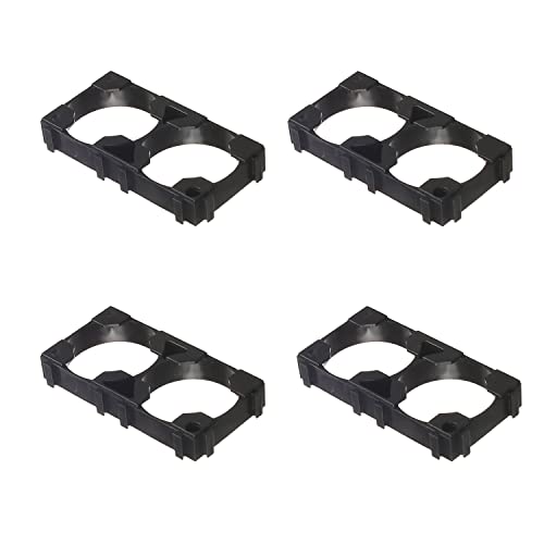 Auniwaig 26650 Lithium-Batteriehalter, doppelte Batteriehalterung, Batteriehalterung, Sicherheits-Anti-Vibration, Kunststoffgehäuse, Box für DIY feste Batterien, 50 Stück Cover