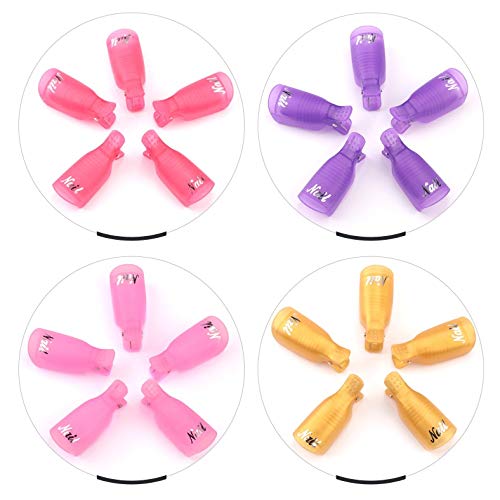 Weimay El plástico de la herramienta del arte del clavo empapa los apretones de la capilla/del casquillo/sacuda el clavo 10PCS del clavo