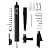 HAMPTON PRODUCTS-WRIGHT VLANBR Lanai Door Hardware Set, Bronze
