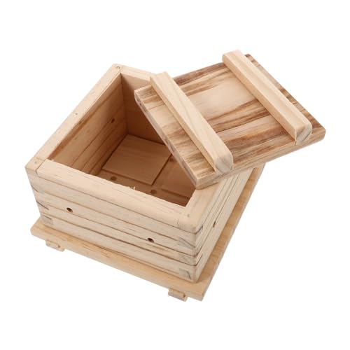 COLLBATH Tofu Press Mould Tool Bean Curd Makers Wooden Diy Tofu Mould for Fresh Tofu and Cheese Making