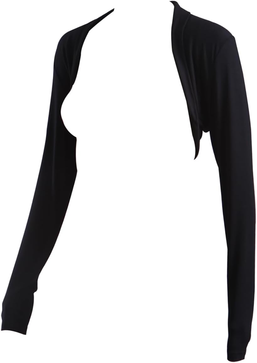 HDE Open Front Shrugs for Women Long Sleeve Bolero Cropped Cardigan Sweater S-4X - Image 7