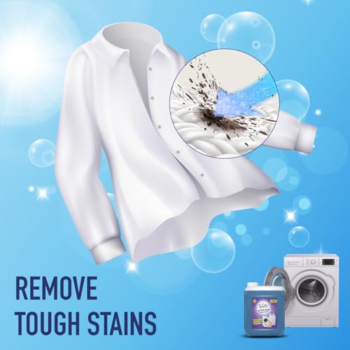 Image of Amazon Brand - Presto! Active Wash Detergent Liquid | 10 Litre | Tough On Stains | Gentle On Fabrics | Machine And Hand Wash