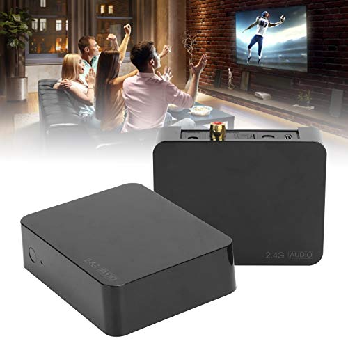 Transceptor de áudio de 2,4 GHZ, adaptador de áudio sem fio HIFI para sistema de som de streaming de