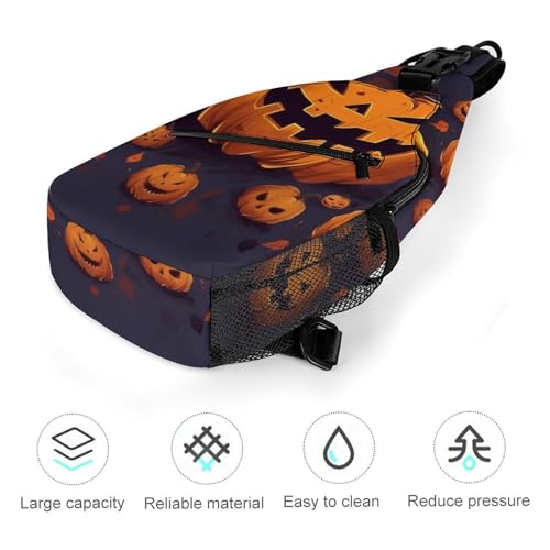 Bolso bandolera Halloween para senderismo y uso casual miniatura 5