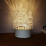 designer tischlampe dimmbar 3. Eingangsspannung: DC5V; Lichtquelle: LED; Lichtfarbe: Änderung mit 7 Farben Lichtmodus: perspektivisches Bild 3D (wie im Bild gezeigt)