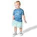 Carhartt Baby Boys' 2-Piece Short Sleeve Sun Defender® Force® Shirt & Woven Short Set, Yucca, 4T