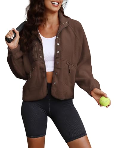 ReachMe Sherpa Jacket Fuzzy Fleece Jackets Winter Coats - Image 4