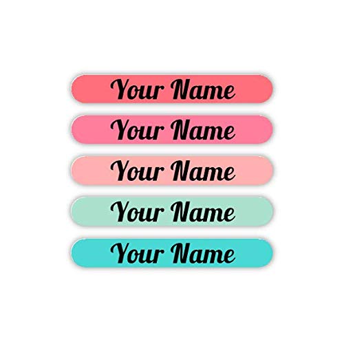 Personalized Waterproof Mini Labels (Tropical Palette Theme)