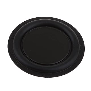SNAPPSY 40mm Speaker Loudspeaker Vibrating Membrane Passive Bass Diaphragm Plate - 40mm Passive Radiator Bass Vibrating Membrane, Rubber Speaker Resonance Enhancer for Woofers, DIY Speaker Repair and