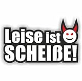 Rückstandslos entfernbar folien-zentrum Leise ist scheiße Shocker Hand Auto Aufkleber JDM Tuning OEM Dub Decal Stickerbomb Bombing Fun Oldschool