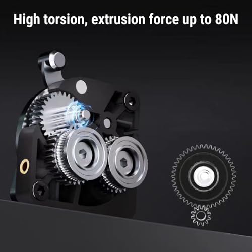 Kit extrudeuse 3D 80N SEAFRONT double engrenage compatible Hyper PLA pour Ender 5 - 4
