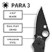 Spyderco Para 3 Signature Folding Utility Pocket Knife with 2.95