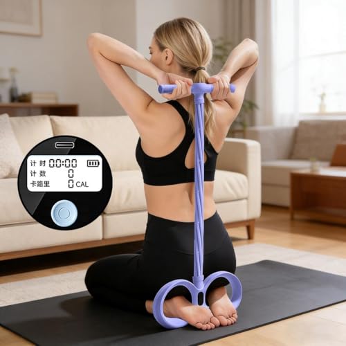 Ejercitador de piernas multifuncional con contador digital miniatura 4