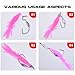 10 Pcs Soft Swimbait Lures, 6.4cm/2.5in Shrimp Shape Soft Plastic Fishing Lures Kit, Bass Fishing Lure Swim Baits with 5 Color, for Fishing Trout, Crappie, Bass, Redfish, Freshwater, Saltwater