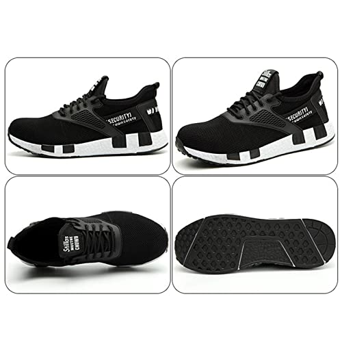 HMFSXKR Scarpe di Sicurezza Uomo Scarpe da Lavoro