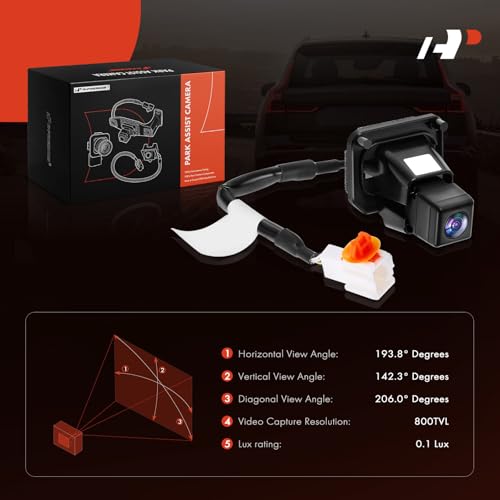 Image of A-Premium Rear View Backup Camera Compatible with Honda | Parking Camera for 2014 2015 2016 CR-V CRV - Replace# 39530T0AA11