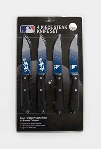 The Sports Vault Los Angeles Dodgers Knife Set - Steak - 4 Pack