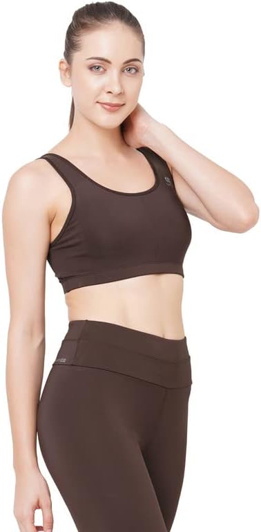 Laasa | Women JUST-Dry Full Coverage Slip on Essential Sports Bra