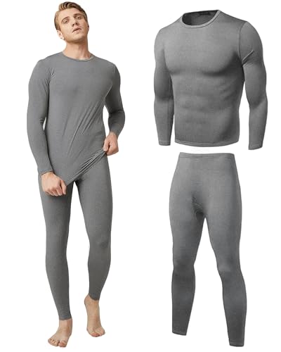 La mejor comparación de Térmicos para Hombre Top 10. 48 FANBOLD Ropa Termica Hombre Frio,Ropa Interior Térmica,Conjunto Playera Termico y Pantalon Termicos,Ropa Capa Base Invierno Hombre para Nieve o Esquiar,Conjunto Termico Frio Ultra...