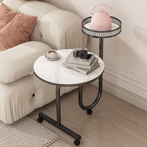Table basse à 2 niveaux : fini le désordre dans votre petit salon moderne