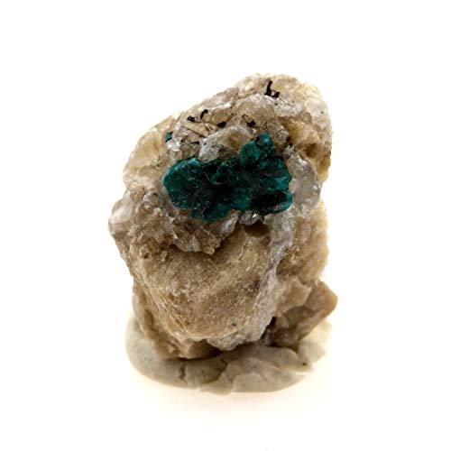Dioptase minéral brut de 11.65 ct provenant du Kazakhstan