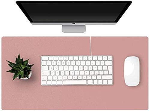 Large Felt Desk Mat Non Slip Rubber Base Mouse Pad for Home/Office/Gaming Computer/Laptop/PC Mouse Pad (Pink)