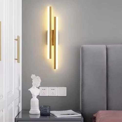 Applique Da Parete LED DELIPOP - 16W 1800LM, 3 Temperature Colore, Design Moderno In Oro Per Interni - Foto 5