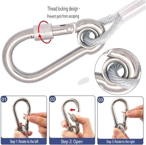 Image of Clothes Drying Rope 10 Meter with Hooks Heavy Duty Strong Steel Core Clothesline for Balcony Bathroom Travel & Camping Rust-Resistant Laundry Drying Wire for Indoor & Outdoor Use, Silver, 3mm