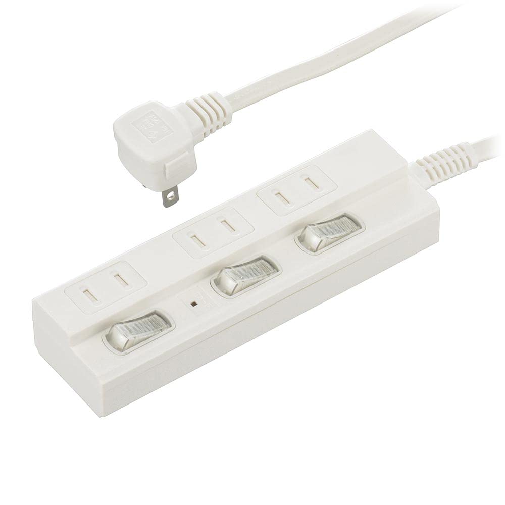 zhangrui723405さん専用　3口 Amazon.co.jp: オーム電機 電源タップ コンセントタップ 節電