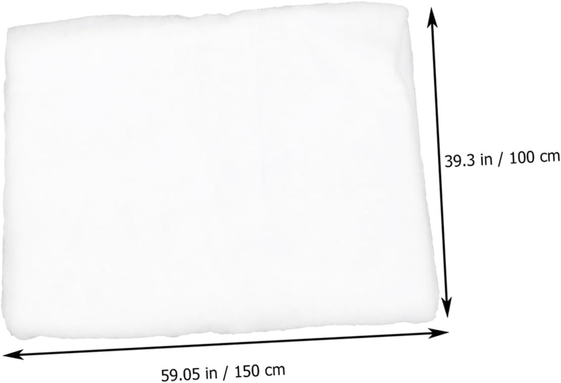 2pcs Artificial Snow Blanket 1.5x1m Thickened White Faux Snow Carpet for Indoor Winter Village Decoration Holiday Scene Accessories
