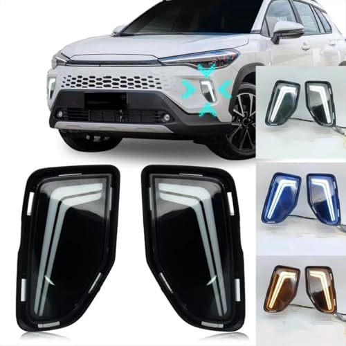 Coche LED DRL luz circulación diurna para viajes en Toyota Corolla Cross 5