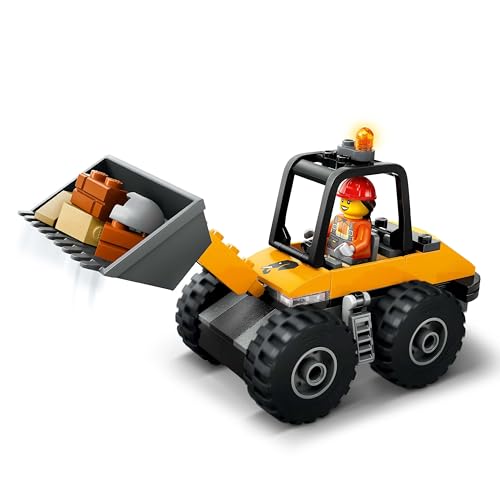 Image of LEGO City Yellow Construction Wheel Loader Buildable Vehicle Set 60450 Building Blocks Toys for 4+ Gift for Boys and Girls
