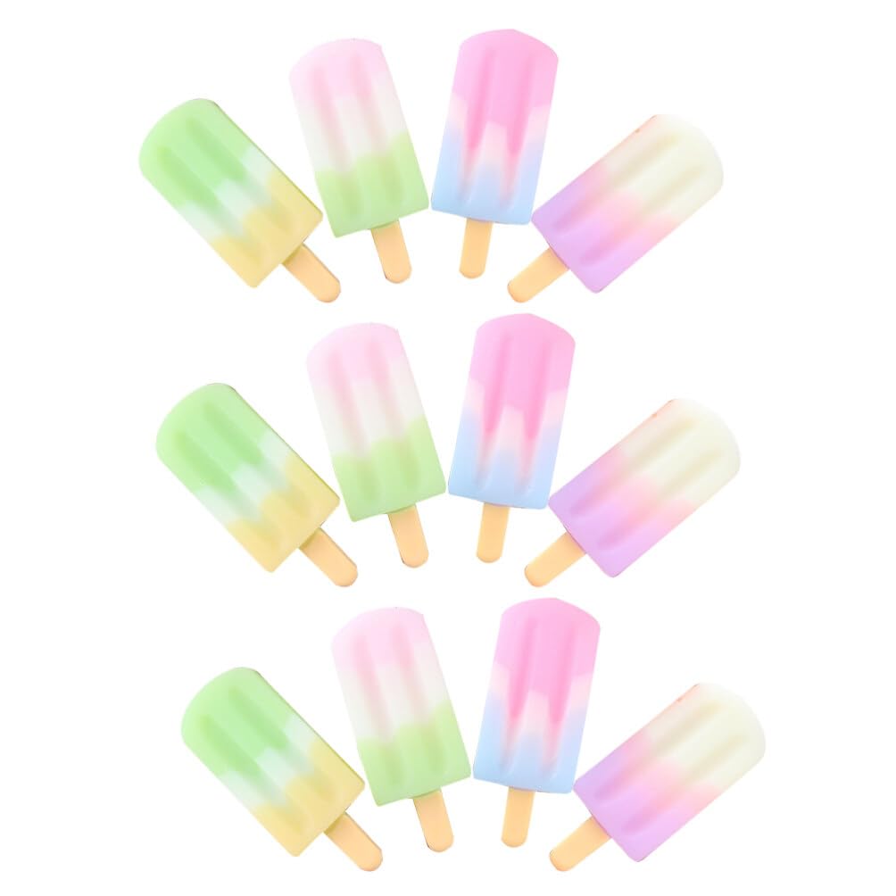 Amazon.co.jp: ibasenice 12個 人工 アイス クリーム リアル  