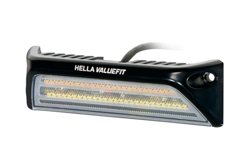 HELLA VALUEFIT LED Vorzeltleuchte - 12V / 24V Außenleuchte Wohnmobil Wohnwagen - weißes und gelbes Licht - SMS2000 - IP69K / IP67 / IP68 - 1GB 357 098-011