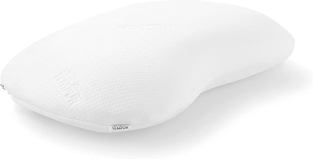 TEMPUR Sonata, zaokrąglona poduszka ergonomiczna do spania na boku, dla osób często zmieniających pozycję podczas snu, dostępne odczucie średnio twarde, M (61 x 40 x 11 cm)