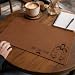 Custom Dad Photo Sketch Line Art Desk Mat, Personalized Mouse Pad with Family Picture Name, We Love You Desk Pad, Gift for Dad, Husband, Papa, Father’s Day, Office Decor Style 12