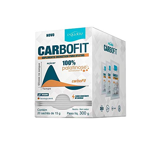 Carbofit 100% Palatinose - 20 Sachês de 15g - Equaliv
