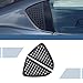 Rear Side Window Louvers Cover Trim Compatible with Mazda MX-5 Miata RF 2016-2024，Car Rear Side Window Scoop Louvers Cover Trim ，Air Vent Scoop Shades Cover Blinds (Black (Style A))