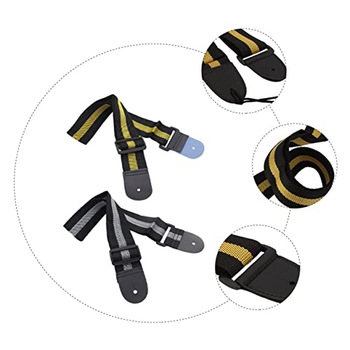 NUSITOU 2Pcs Sangle De Guitare Accessoires De Basse Accessoires De Guitare Électrique Accessoires Vintage Sangles De Guitare Acoustique Sangle De Guitare Basse Large Sangle De Guitare - Les Beatles, Paul McCartney, John Lennon, RIngo Starr, George Harrison NUSITOU 2Pcs Sangle De Guitare Accessoires De Basse Accessoires De Guitare Électrique Accessoires Vintage Sangles De Guitare Acoustique Sangle De Guitare Basse Large Sangle De Guitare – Image 6